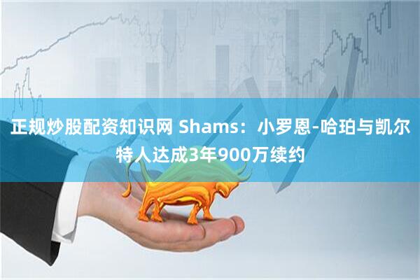 正规炒股配资知识网 Shams：小罗恩-哈珀与凯尔特人达成3年900万续约